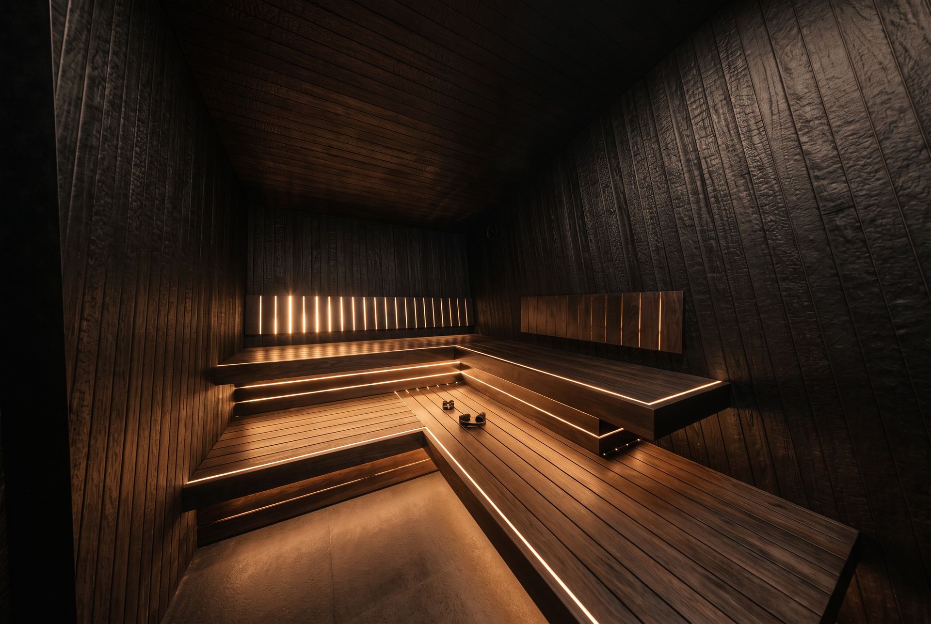 Black Stained Interior